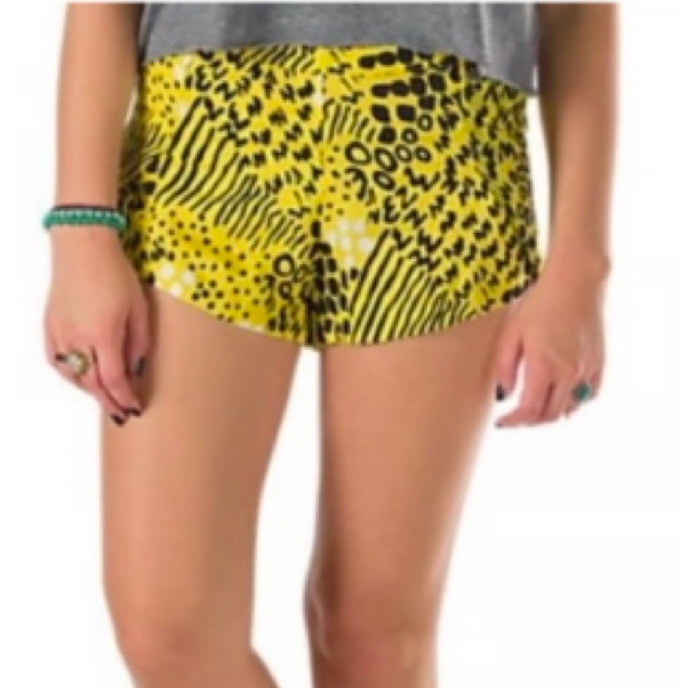 VANS animal print shorts